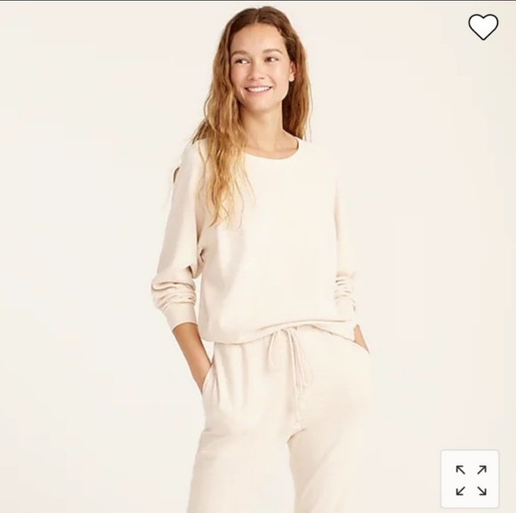 Nwt New J.crew Magic Sweatshirt Top Large Pullover - Picture 1 of 3